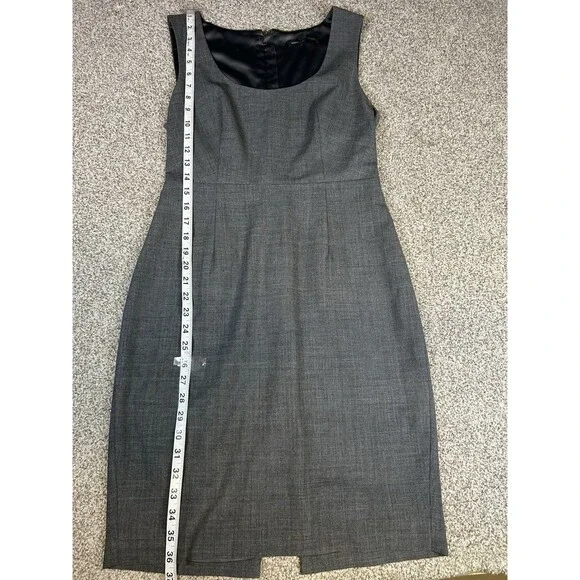 Express Design Studio Charcoal Gray Career Professional Dress 8 ♾ lined - Picture 6 of 6
